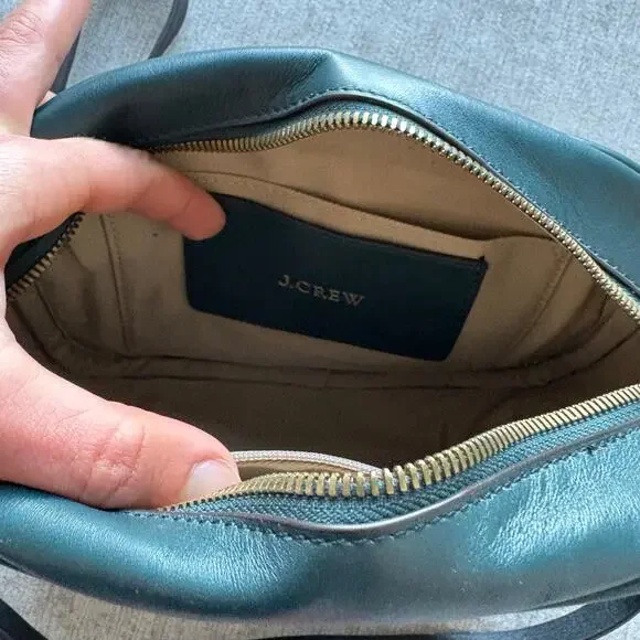 J.Crew Leather Crossbody Handbag - Picture 4 of 5